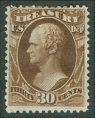 O 81 30c Treasury Official Stamp AVG-F Unused No Gum o81ngavg