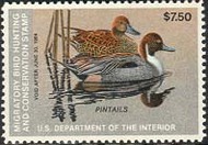 RW50 1983 Duck Stamp 7.50 Pintails F-VF Mint NH rw50nh