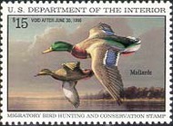 RW62 1995 Duck Stamp 15.00 Mallards Plate Block RW62pb