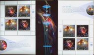 UNNY 1068-9 1.10 Space Nebula Mint Sheet of 8 1068-9sh