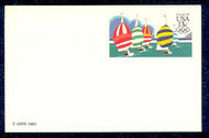 UX100   13c Yachting F-VF Mint Postal Card UX100