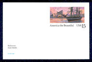 UX136   15c Baltimore.Harbor F-VF Mint Postal Card UX136