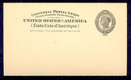 "UX 16   2c Liberty, black F-VF Mint Postal Card" 16572