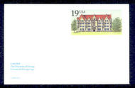 UX161   19c Cobb Hall F-VF Mint Postal Card UX161