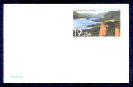 UX164 19c Columbia River Mint Postal Card UX164