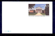 UX290   20c Univ. of Miss F-VF Mint Postal Card UX290