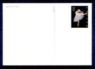 UX297   20c Ballet F-VF Mint Postal Card UX297
