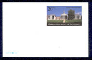 UX302   20c Washington  Lee F-VF Mint Postal Card UX302
