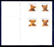 UX382-5  23c Teddy Bears set of 4 F-VF Mint Postal Cards UX382-5
