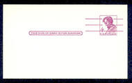 "UX 48   4c Liberty, precanc F-VF Mint Postal Card" 16592