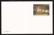 UX533 27c Mount St Mary's Postal Card ux533