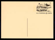 UX 63   6c Gloucester F-VF Mint Postal Card ux63