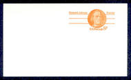 UX 66   8c Sam Adams F-VF Mint Postal Card ux66