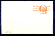 UX 75   10c Hancock F-VF Mint Postal Card ux75