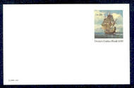 UX 86   19c Golden Hinde F-VF Mint Postal Card ux86