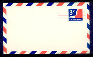 UXC 9   8c Eagle, Precancel F-VF Mint Airmail Postal Card UXC9