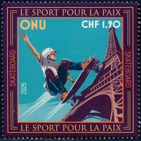 UNG 762  1.90 Fr  International Day of Sport  Mint NH Single ung762nh