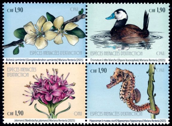 UNG 764-67  1.90 Fr  Endangered Species  Mint NH Block of 4 ung764-67blk