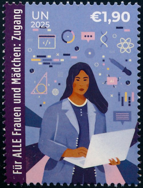 UNV 737     1.90�  International Women's Day   Mint NH  Single unv737nh