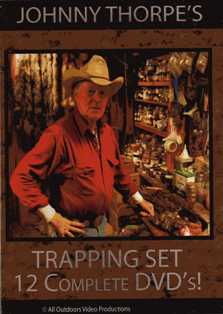 Johnny Thorpe's Complete Trapping Set. 12 Complete DVD's! #JT85047