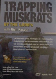 Trapping Muskrats by the 1000's DVD by Rich Kasper trapmusbykasper
