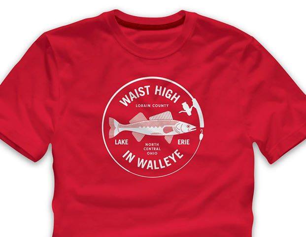 Waist High in Walleye T-Shirt walleyet13