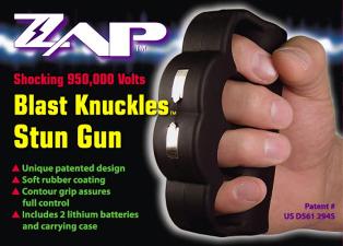Zap Blast Knuckles Stun Gun ZAPBK950