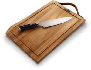 Premium Cutting Board and Executive Chef's Knife Set (70039) 70039