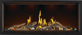 62 Inch Tall Linear Vector Direct Vent Fireplace with Luminous Logs (TLV62L) TLV62L