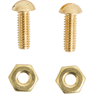 Brass Pan Bolt with Nut and Washer #BPB