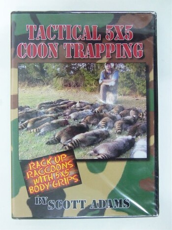 "Tactical 5x5 Coon Trapping" DVD by Scott Adams #tact5x5