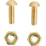 Brass Pan Bolt with Nut and Washer BPB