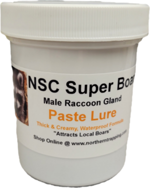 Super Boar  Male Raccoon Gland Paste Lure - 4oz. NSCSB4