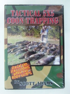 "Tactical 5x5 Coon Trapping" DVD by Scott Adams tact5x5