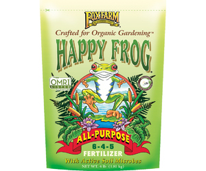 FoxFarm Happy Frog All-Purpose Fertilizer, 4 lb bag FX14620