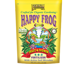 FoxFarm Happy Frog Fruit & Flower Fertilizer, 4 lb bag FX14650
