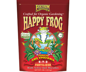 FoxFarm Happy Frog Tomato & Vegetable Fertilizer, 4 lb bag FX14690