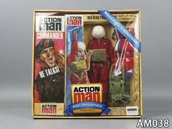 Action Man 40th Anniversary Nostalgic Collection 12" Red Devil AM038 New #AM038