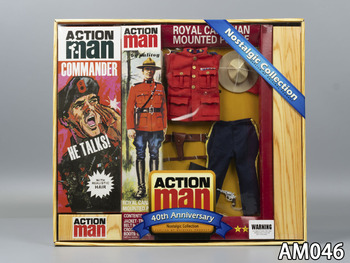 Palitoy Action Man 40th Anniversary Nostalgic 12" Royal Canadian Mounted Police AM046 #AM046