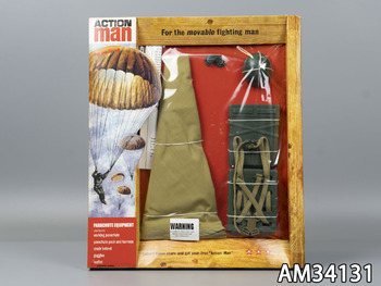 Hasbro 2006 Action Man 12" British Paratrooper Working Parachute AM34131 #AM34131