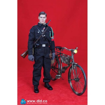DID 1/6 Scale 12" WWII German HJ Kampfer Captain Dan with bicycle D80079 #80079