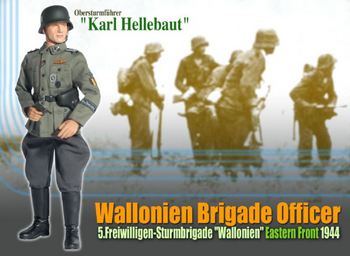Dragon 1/6 Scale 12" WWII German 1944 East Brigade Officer Karl Hellebaut 70666 #70666