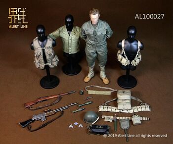 Alert Line 1/6 Scale 12" WWII US Army Uniform Suit Set Set AL-100027 New #AL-100027