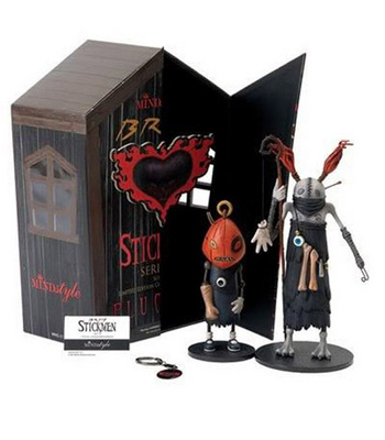 Mindstyle Brom Stickmen Series 1 Limited Edition Collectible Figure Set B #fdaf