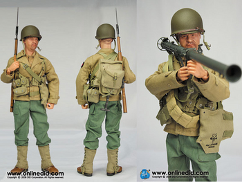 DID 1/6 Scale 12" Soldier WWII US Army Infantry Russell Franklyn A80061 #A80061