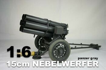 1/6 Scale 12" German 15cm Metal Nebelwerfer Panzer Gray W60011 New #W60011G