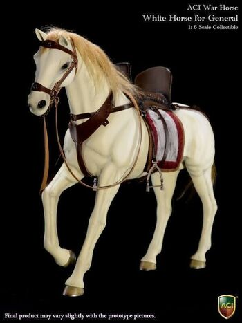  1/6 Scale War Horse White for 12" Roman General ACIH04 New #ACIH04