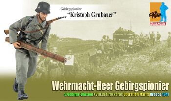 Dragon 1/6 Scale 12" WWII German Wehrmacht-Heer Gebirgspionier Kristoph Grubauer Action Figure 70809 #70809
