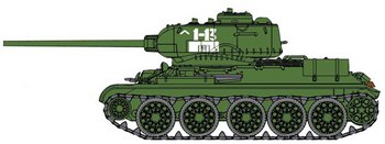 Dragon Armor 1/72 Scale WWII T-34/85 1st Battalion Guards Tank Brigade #60255 #60255