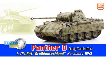 Dragon 1/72 Scale WWII German Panther D Early Production 4./Pz.Rgt. Tank 60596 #60596